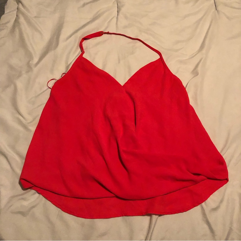 Eight Sixty Red Halter Tank Top